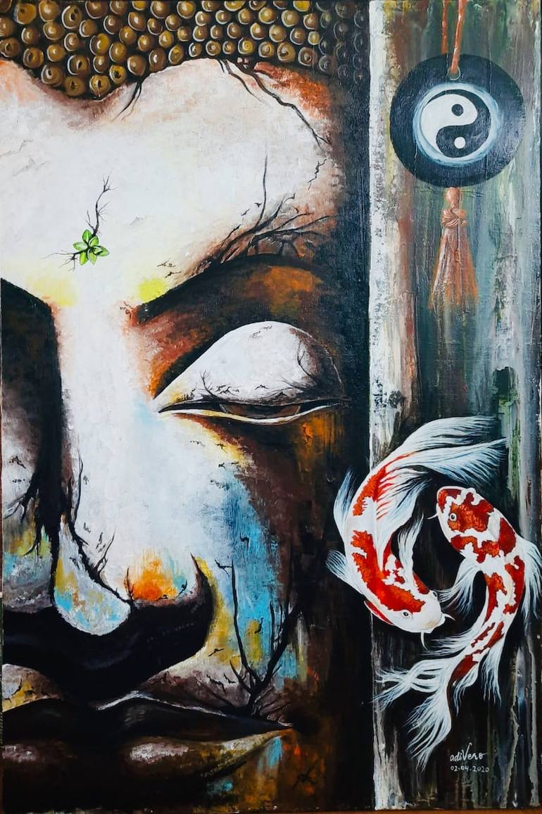 Print of Abstract Expressionism Religion Paintings by Veronika Zutshi