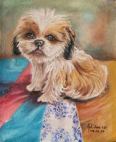 Original Realism Animal Painting by Veronika Zutshi