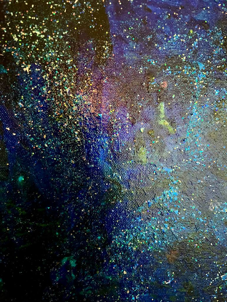 Original Abstract Expressionism Abstract Painting by Chua Kok Hooi