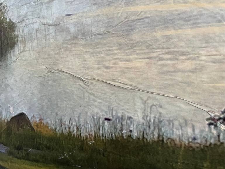 Original Figurative Landscape Mixed Media by Dorotea Vejmelková