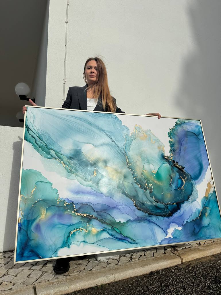 Original Contemporary Abstract Painting by Viktoriia Bondar