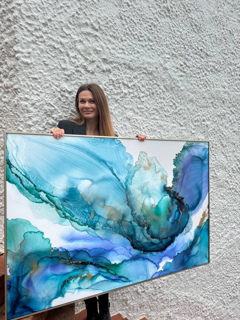 Original Contemporary Abstract Painting by Viktoriia Bondar
