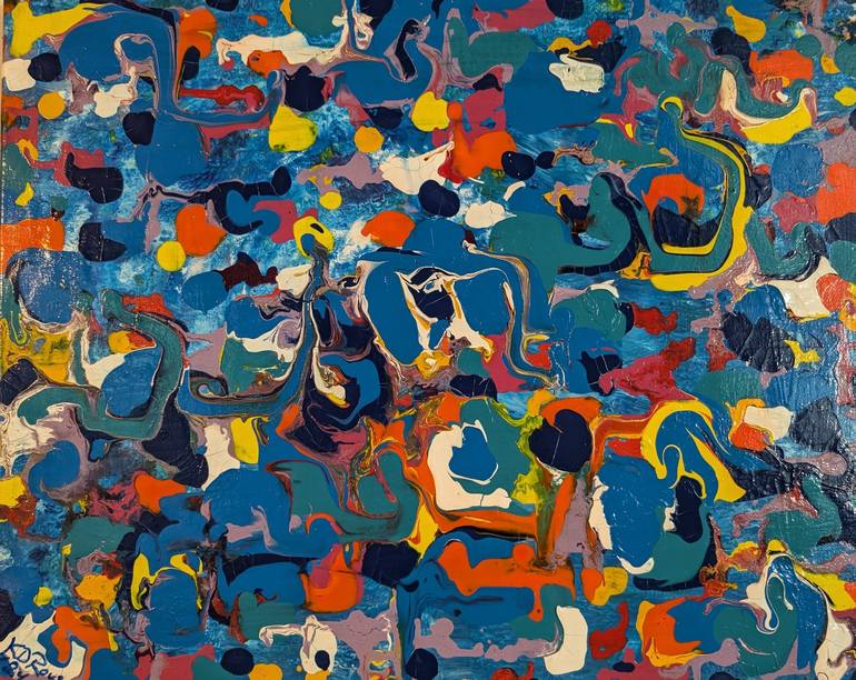 Print of Abstract Expressionism Abstract Paintings by Kd Rouse