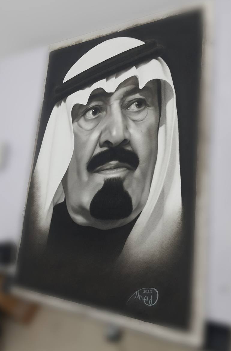 Original Realism People Drawing by Ahmed Alhussain