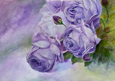 Original Floral Watercolor Paintings For Sale