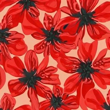 Red Flowers Pattern thumb
