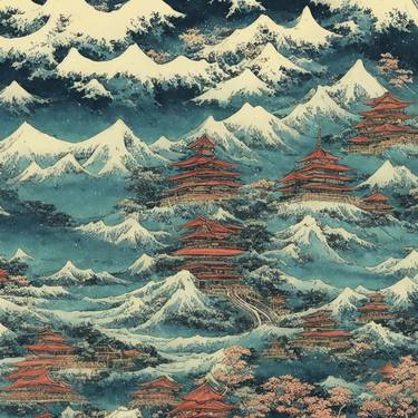 Print of Illustration Landscape Digital by SHIU KANG PENG