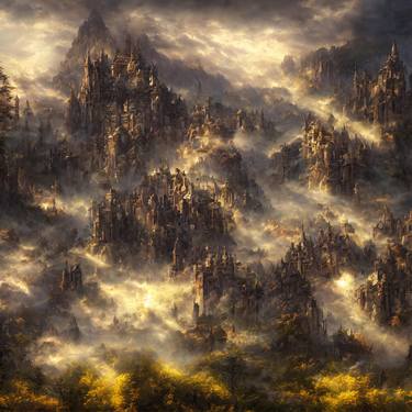 Print of Fine Art Landscape Digital by SHIU KANG PENG