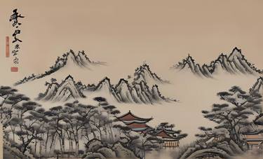Print of Fine Art Landscape Digital by SHIU KANG PENG