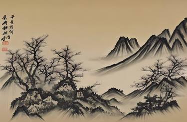 Original Illustration Landscape Digital by SHIU KANG PENG
