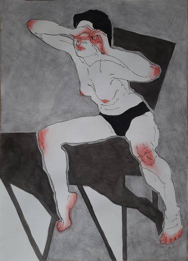 Print of Figurative Women Drawings by Asya Yakovlieva