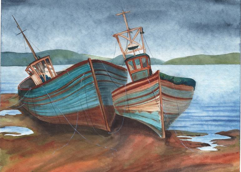 Fishing Boat Scotland - Framed Prints Pictures Wall Art For Sale