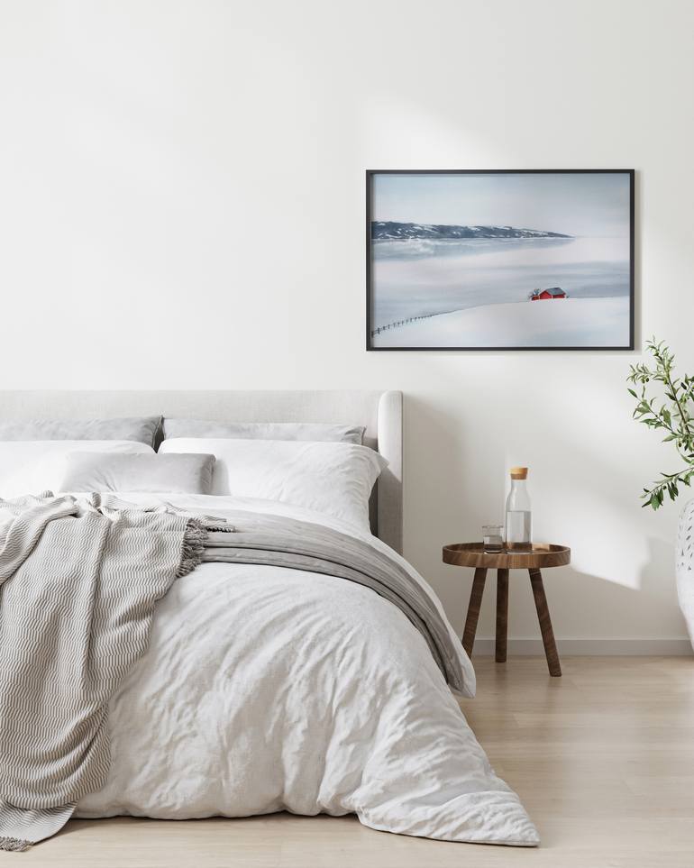 Original Minimalism Landscape Painting by Svitlana Yanyeva