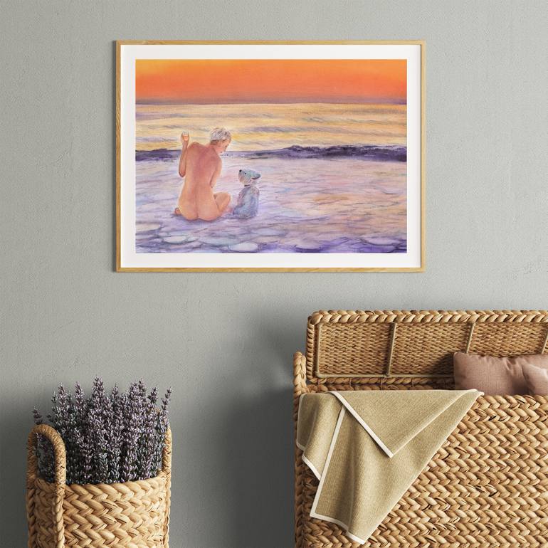 Original Realism Nude Painting by Svitlana Yanyeva