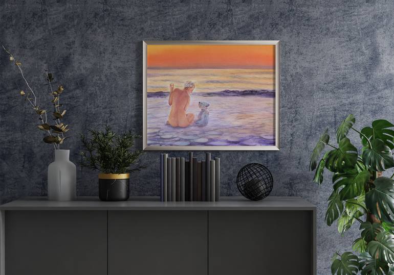 Original Realism Nude Painting by Svitlana Yanyeva