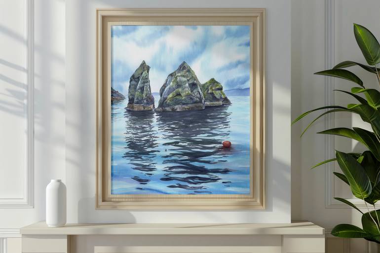 Original Realism Seascape Painting by Svitlana Yanyeva