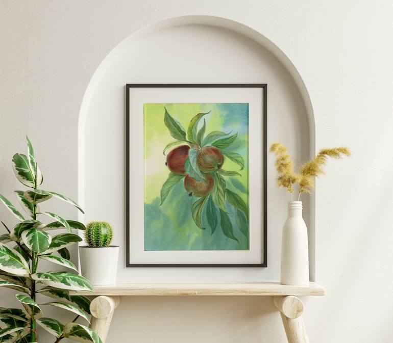 Original Realism Botanic Painting by Svitlana Yanyeva