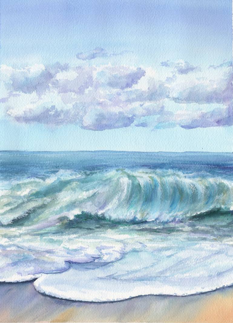 Sea breeze Painting by Svitlana Yanyeva | Saatchi Art Taiwan