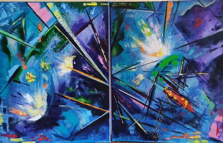 Freeze Painting by Lena Lito | Saatchi Art Germany
