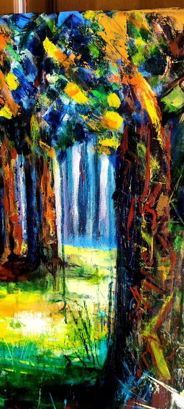 Original Abstract Landscape Painting by Lena Lito