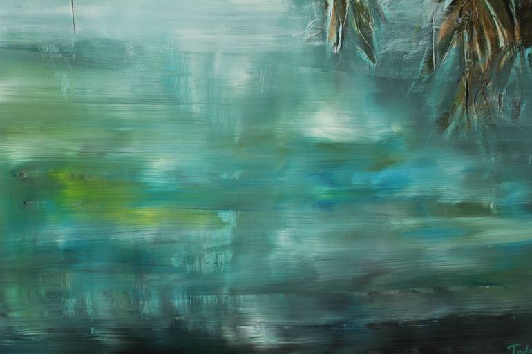 Original Abstract Landscape Painting by Todor Attila Zsolt