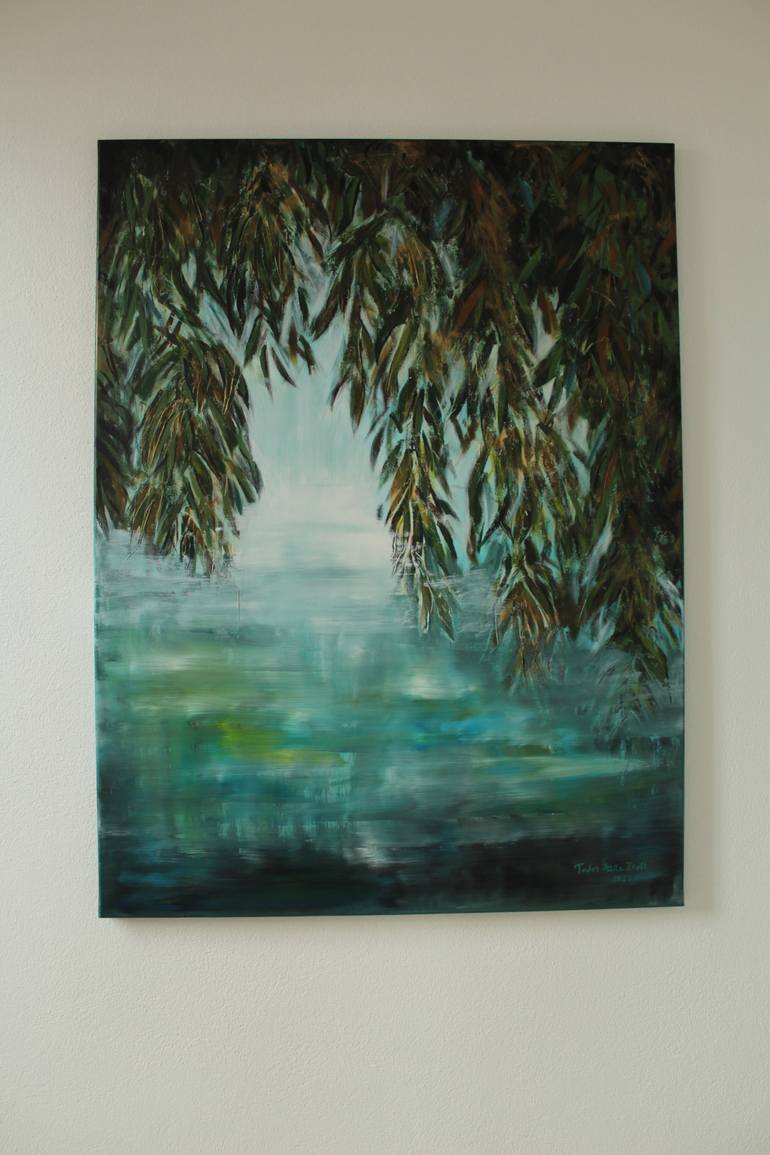 Original Abstract Landscape Painting by Todor Attila Zsolt