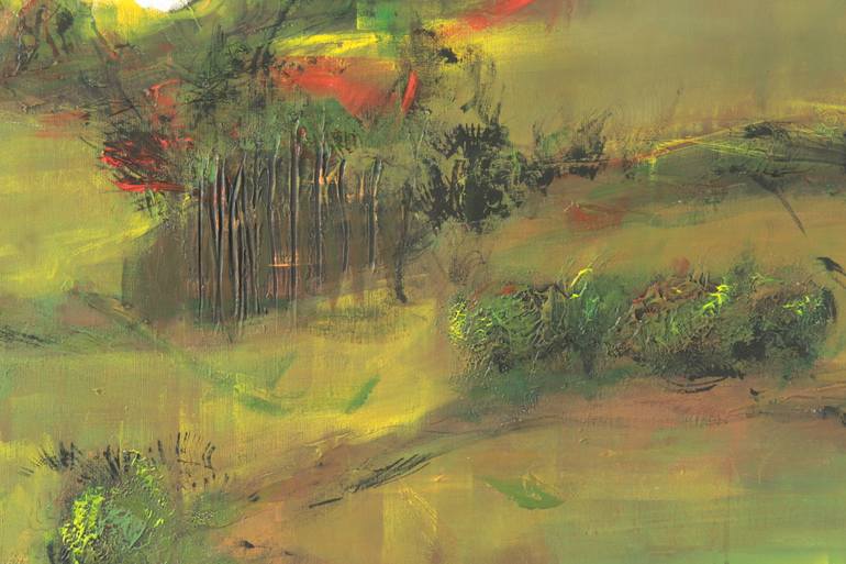 Original Abstract Landscape Painting by Todor Attila Zsolt