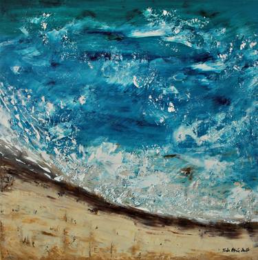 Original Abstract Beach Paintings by Todor Attila Zsolt