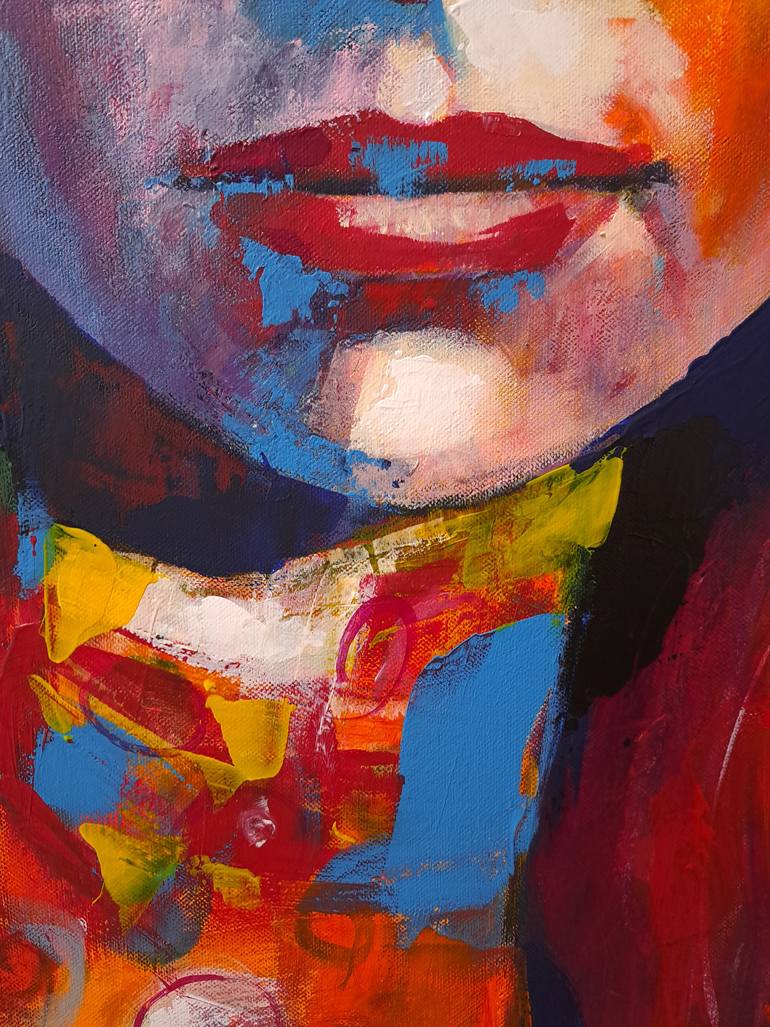 Original Realism Pop Culture/Celebrity Painting by Todor Attila Zsolt