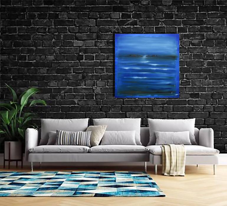 Original Abstract Water Painting by Mariagrazia Cassibba