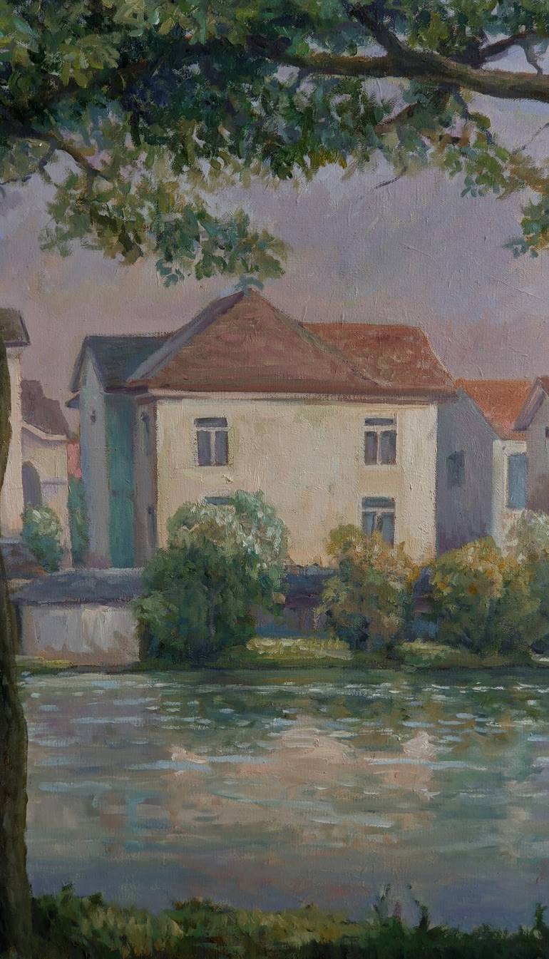 Original Impressionism Landscape Painting by An Nguyen Hoang