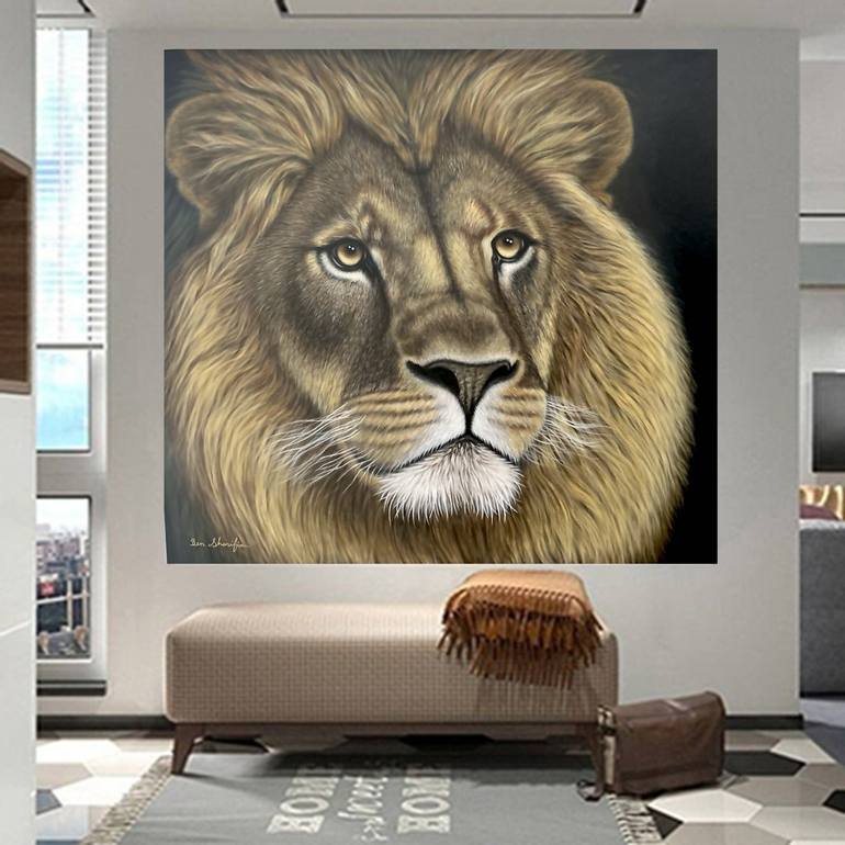 Original Realism Animal Painting by Ben Sharifian