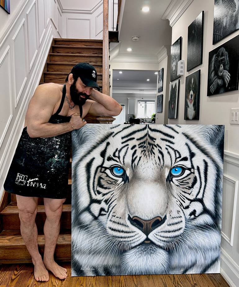 Original Realism Animal Painting by Ben Sharifian