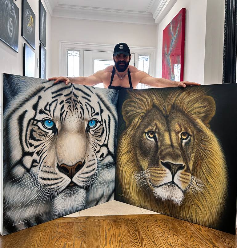 Original Realism Animal Painting by Ben Sharifian