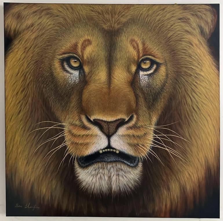 Original Art Deco Animal Paintings by Ben Sharifian