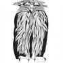Sleepy Owl B/W