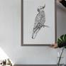 Cockatoo framed