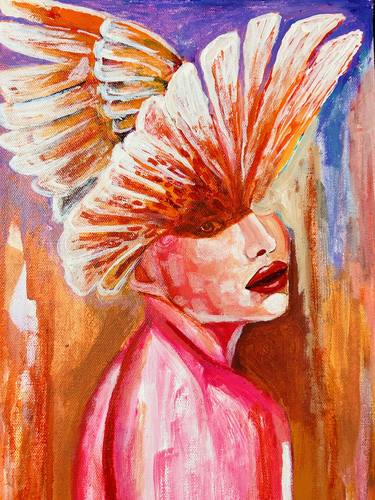 Original Abstract Expressionism Women Paintings by Sapna Ojha
