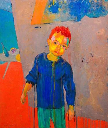 Print of Portraiture Children Paintings by Nenko Balkanski
