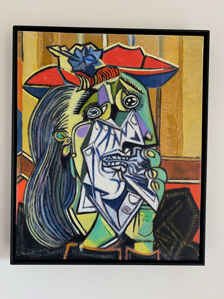 Picasso Weeping Woman Painting by Adrian Lewis Saatchi Art