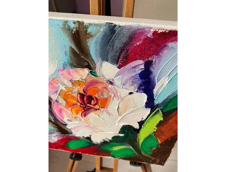 Original Floral Painting by Elena Shilina