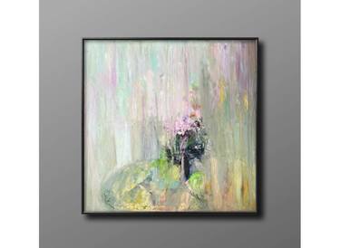 Abstract Extra Large Oil Panting Still Life Original Art Flower thumb