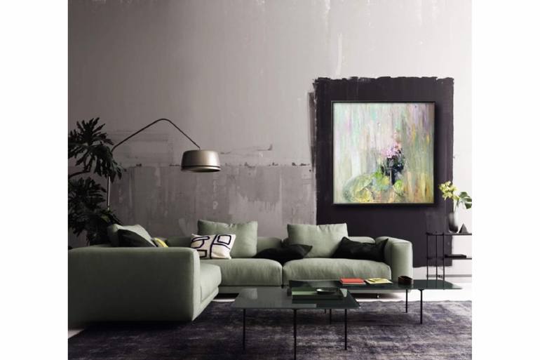 Original Abstract Expressionism Abstract Painting by Elena Shilina
