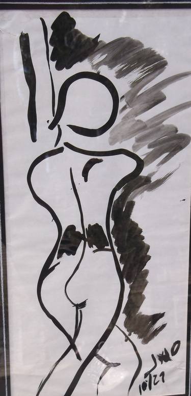 Original Abstract Nude Drawings by Jamie Oustrich