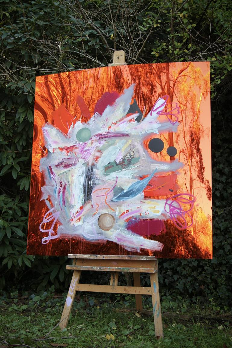Original Abstract Painting by Ellie Sutton