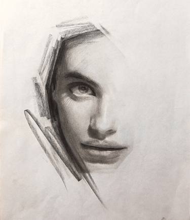 Print of Realism Portrait Drawings by Bunyod Suvonov
