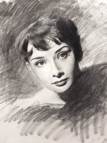 Original Expressionism Women Drawings by Bunyod Suvonov