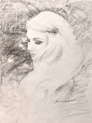 Print of Women Drawings by Bunyod Suvonov
