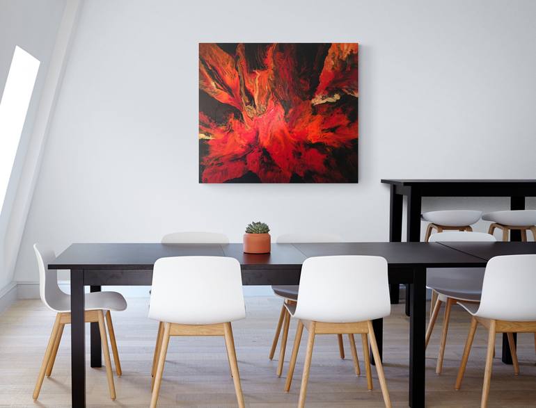 Original Abstract Painting by Emmanuelle Favereau