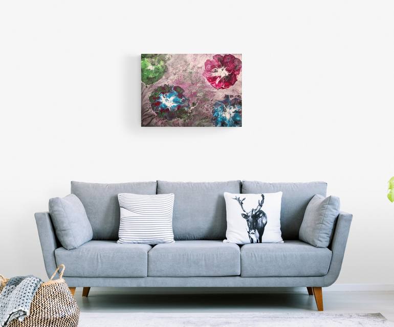 Original Abstract Painting by Emmanuelle Favereau